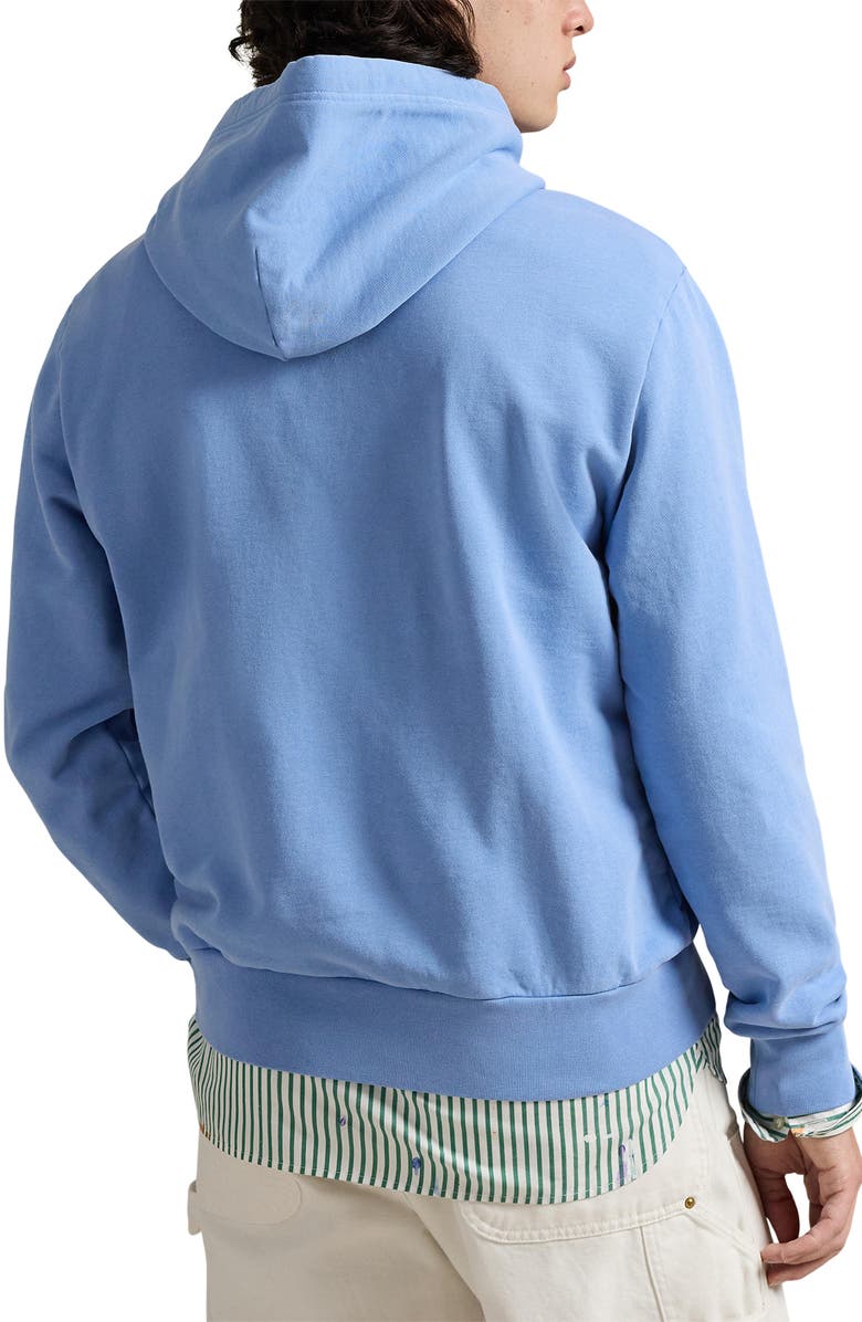 Polo Ralph Lauren French Terry Hoodie, Alternate, color, Bristol Blue