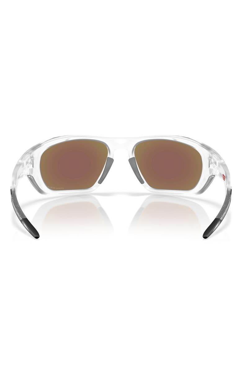 Oakley Lateralis 60mm Prizm<sup>™</sup> Polarized Rectangular Sunglasses, Alternate, color, Sapphire