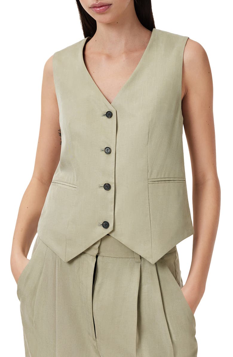 AllSaints Averie Ten Vest, Main, color, 