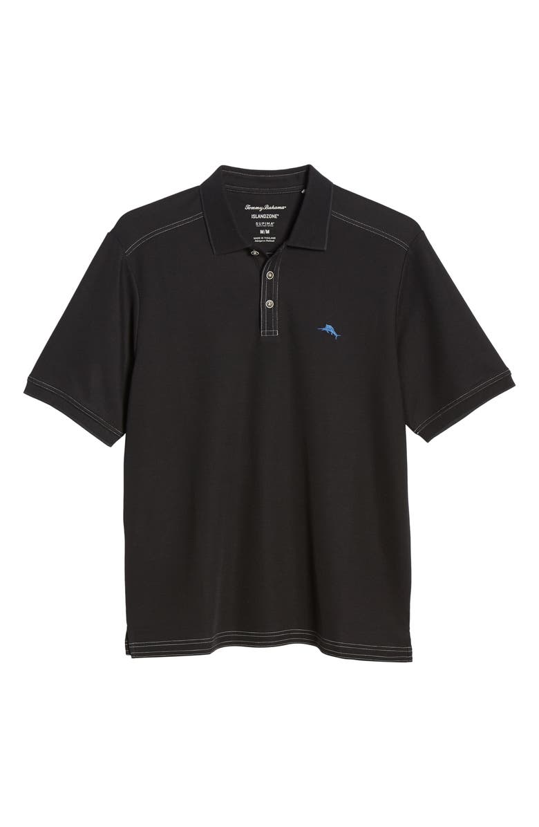 Tommy Bahama Emfielder 2.0 IslandZone<sup>®</sup> Performance Polo, Alternate, color, Black