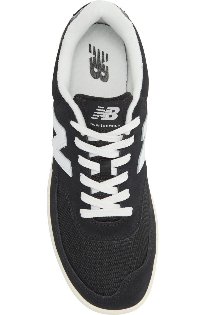 New Balance 080 Sneaker, Alternate, color, Black/ Nb 103 White