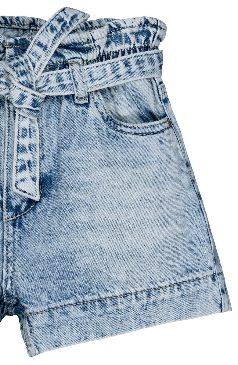 Joe's Jeans Kids' Paperbag Waist Denim Shorts, Alternate, color, Bleach Wash