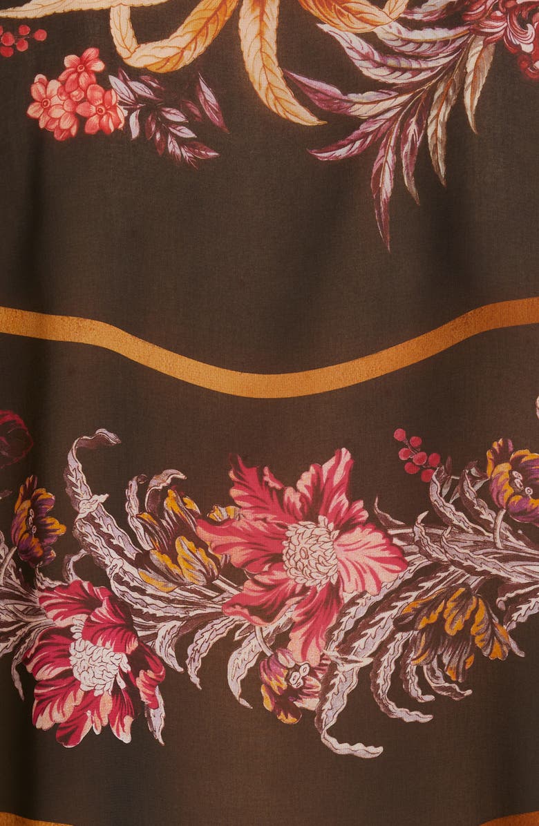 KOBI HALPERIN Michelle Floral Tie Neck Blouse, Alternate, color,