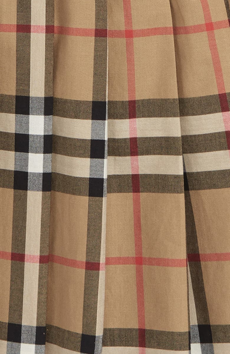 Burberry Mini Pansie Check Skirt, Alternate, color, 