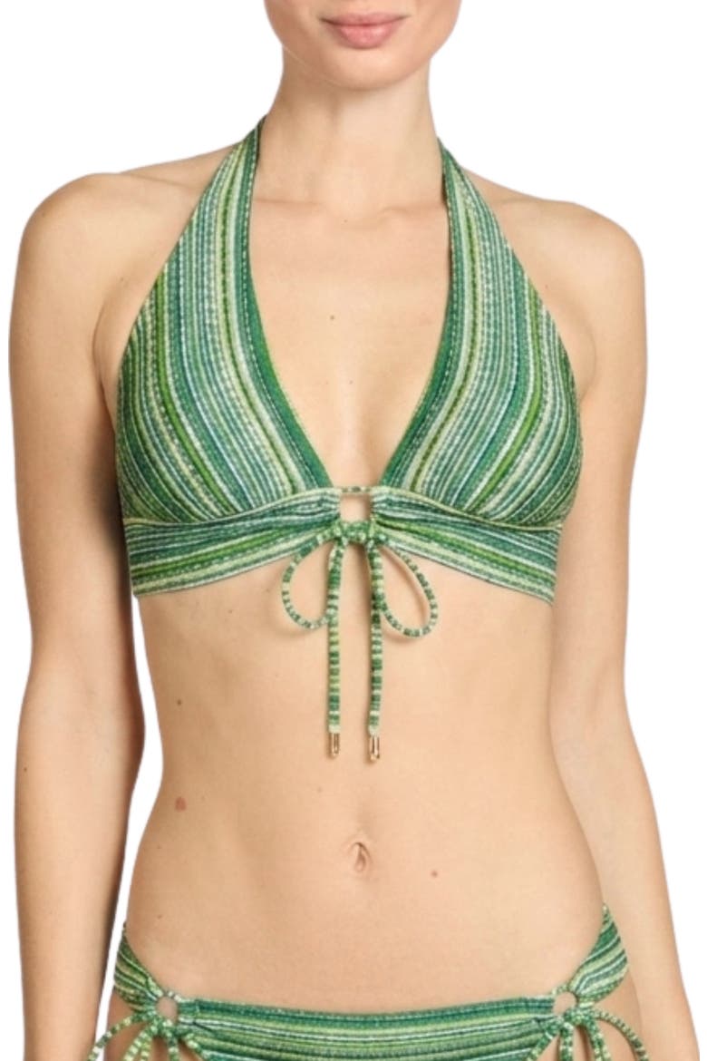 Emilia Keyhole Bikini Top, Main, color, VERDE