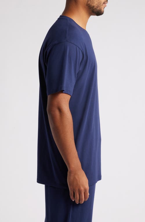 Nordstrom Cotton & Modal Crewneck T-shirt In Navy Peacoat