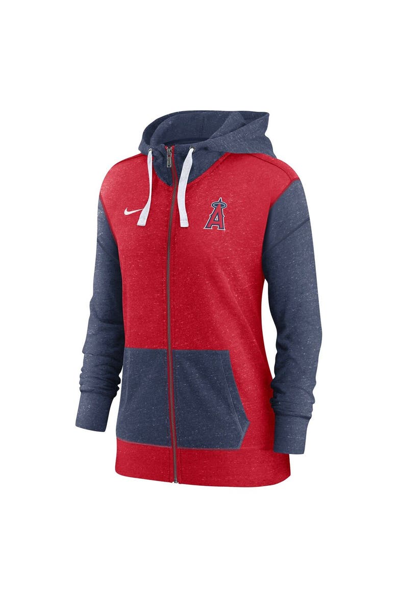 Women's Nike Red Los Angeles Angels Full-Zip Hoodie, Alternate, color, Red