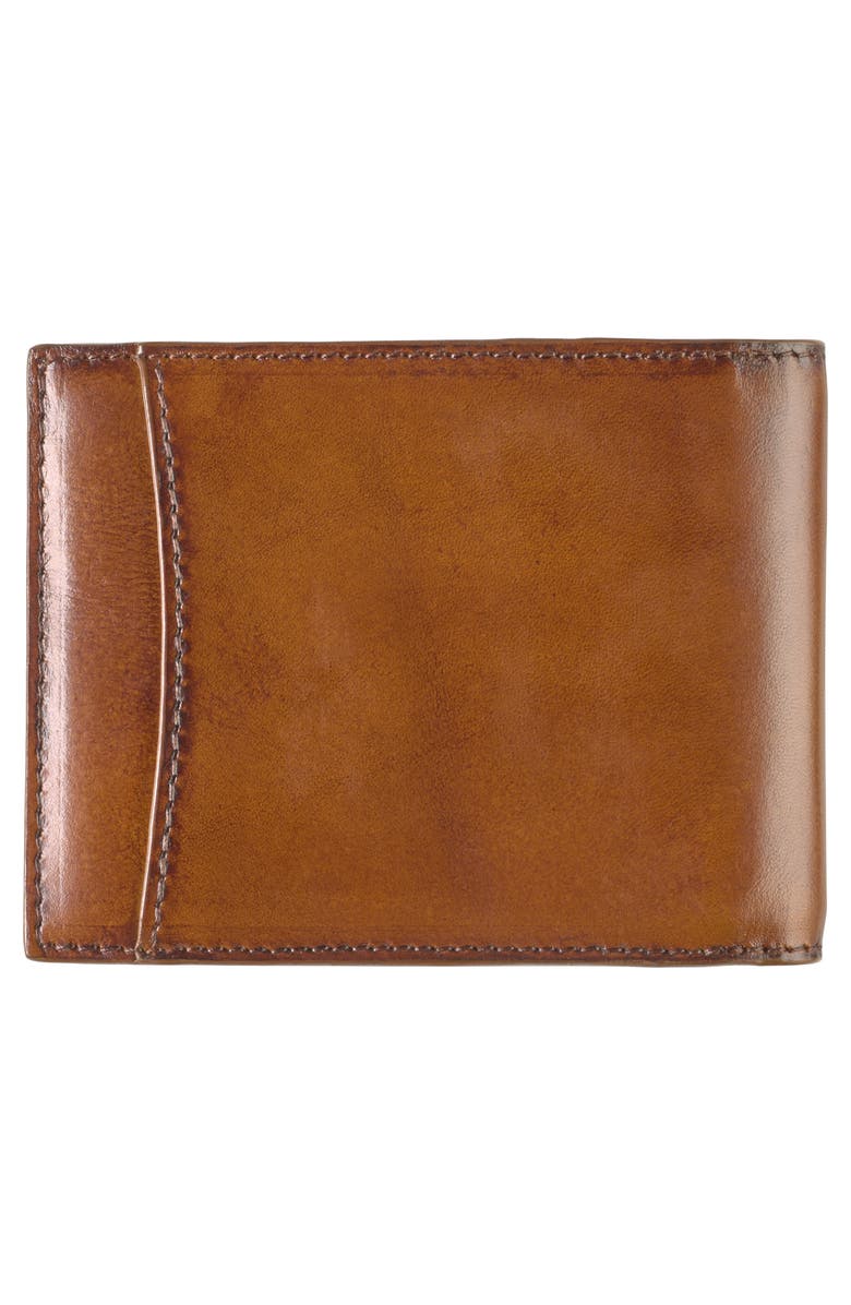 Johnston & Murphy Hudson RFID Leather Bifold Wallet, Alternate, color, Brown