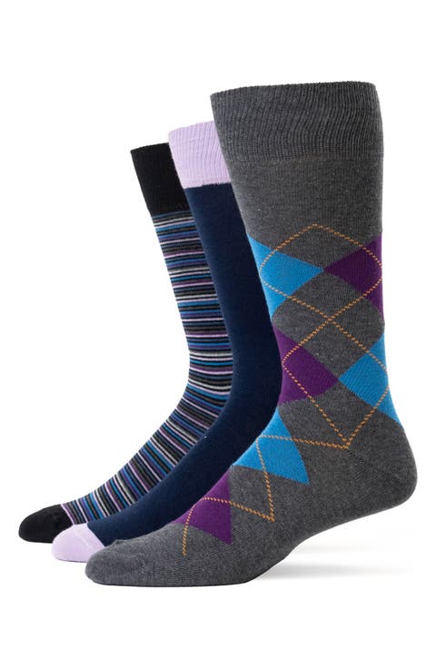 Assorted 3-Pack Crew Socks