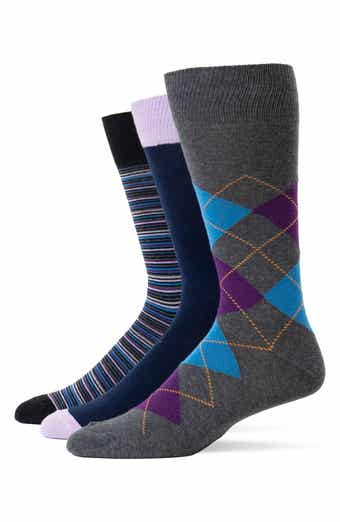 Lorenzo Uomo Assorted 3-Pack Crew Socks