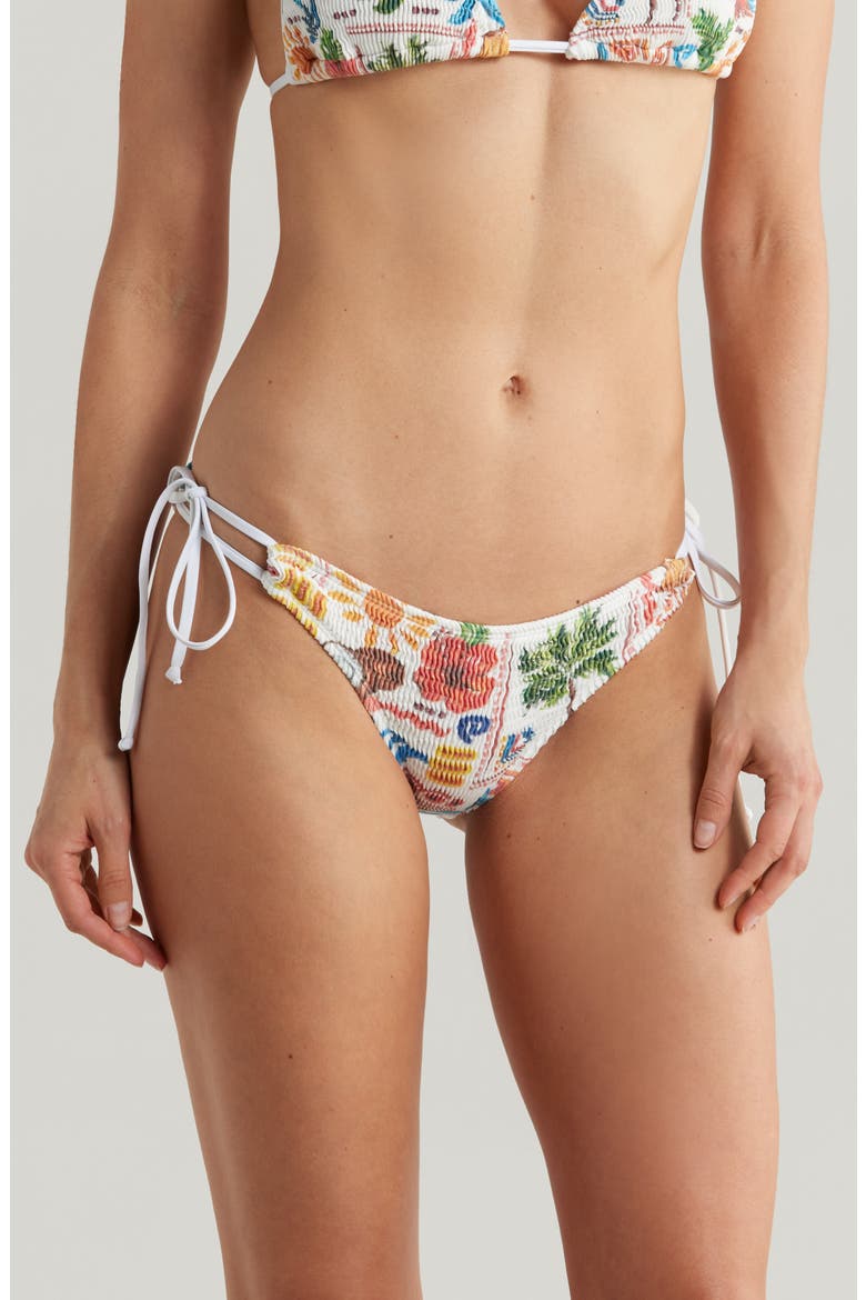 Brook Side Tie Bikini Bottoms, Main, color, TROPICANA