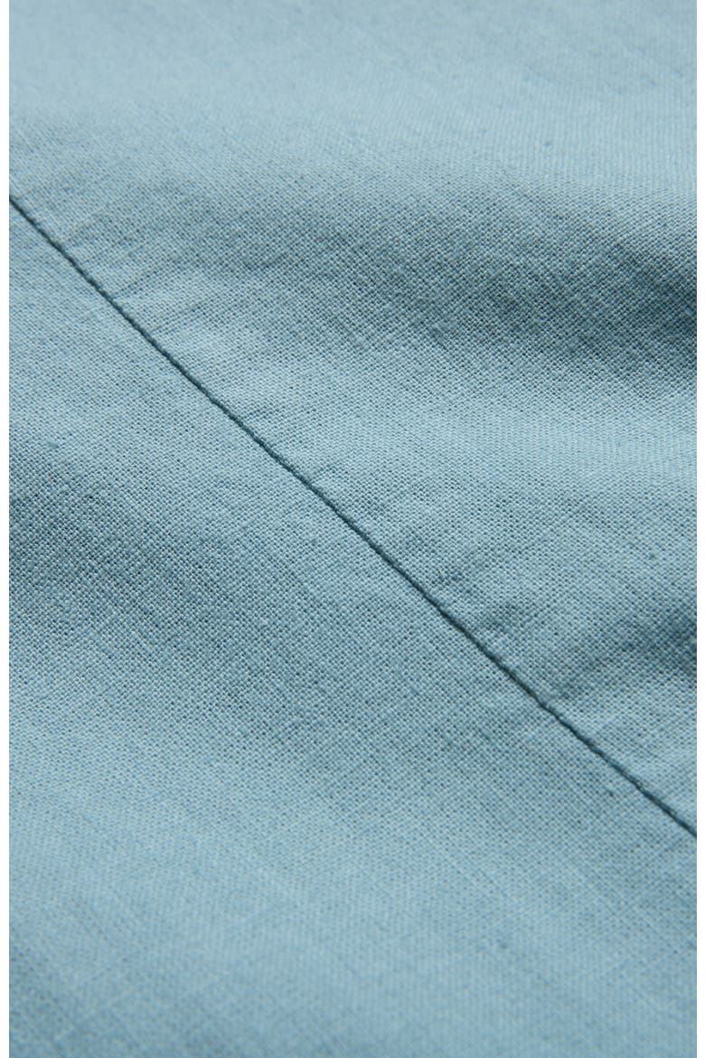 Linen Blend Tailored Waistcoat, Alternate, color, Chalk Blue