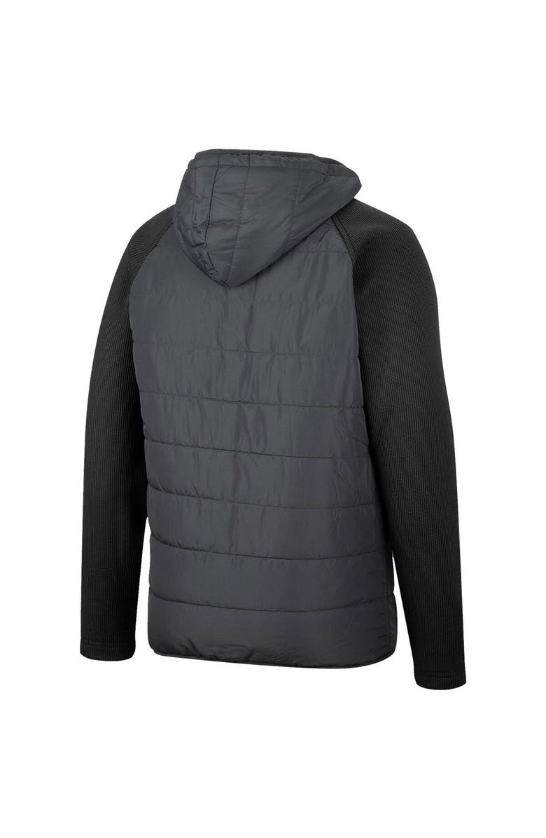 COLOSSEUM Men's Colosseum Charcoal/Black Colorado Buffaloes Good On You Raglan Full-Zip Jacket, Alternate, color,