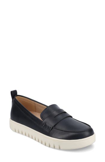 Journee Collection Tayla Penny Loafer In Blue