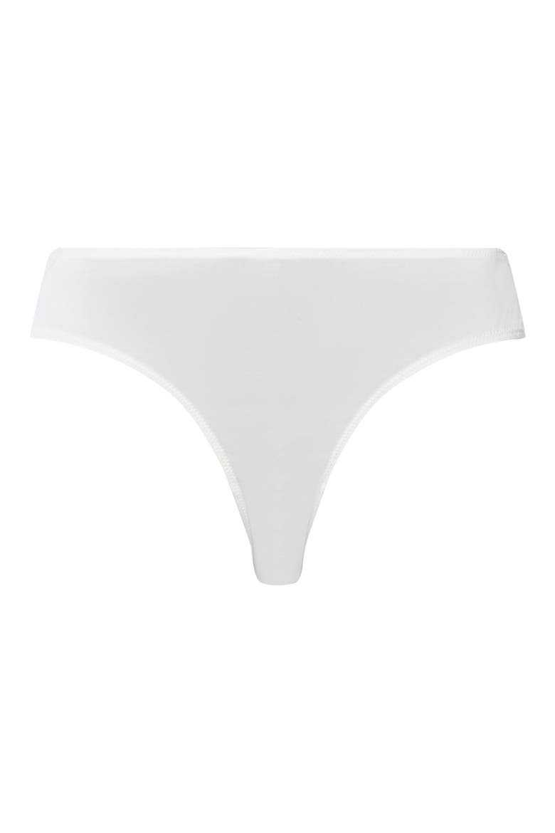 Cira Tulle Lace Trim Bikini, Alternate, color, OFF WHITE