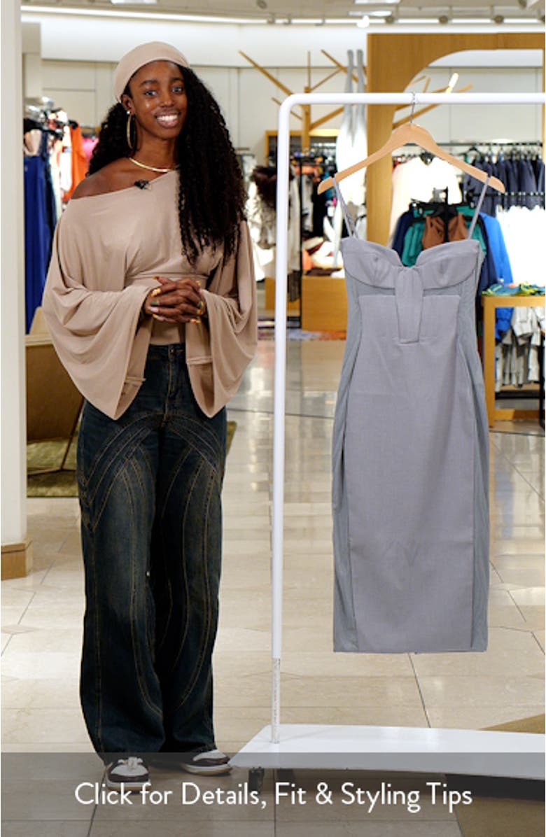 Kiki Corset Midi Dress, sales video thumbnail