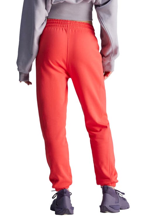Adidas By Stella Mccartney Ap Drawstring Sweatpants In Red