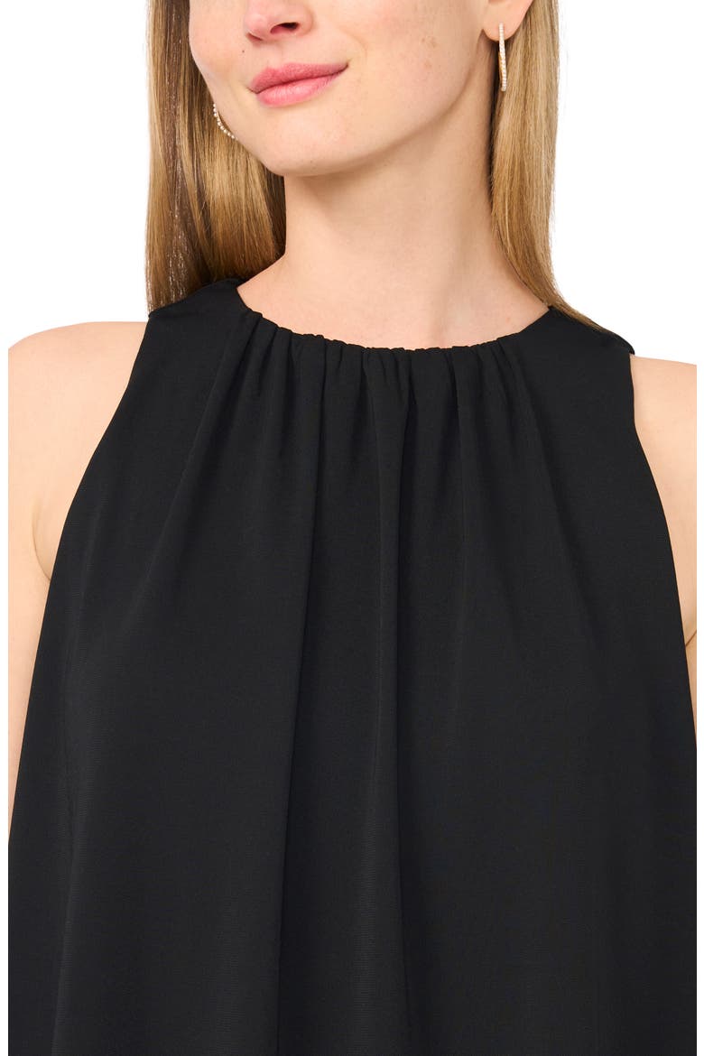 Ruched Halter Top, Alternate, color, RICH BLACK