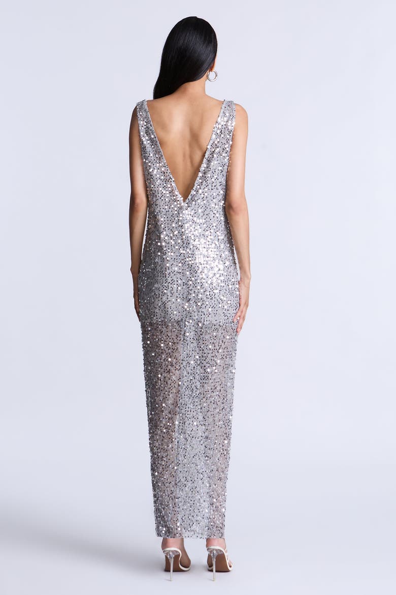 Lorraine Gown, Alternate, color, Silver