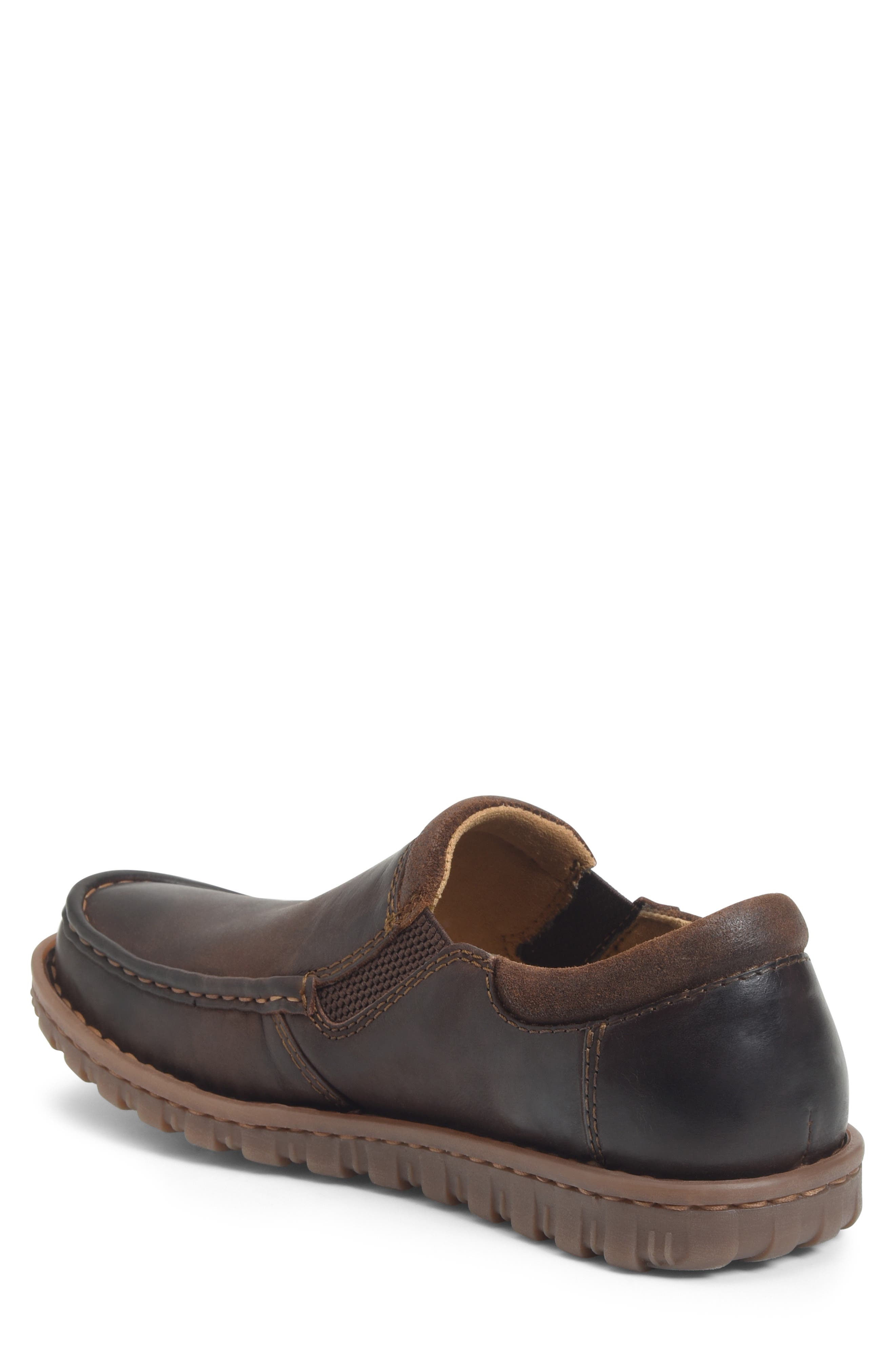 Børn Gudmund Slip-On, Alternate, color, Dark Brown Leather