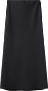 MANGO Straight Midi Skirt