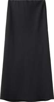 MANGO Straight Midi Skirt