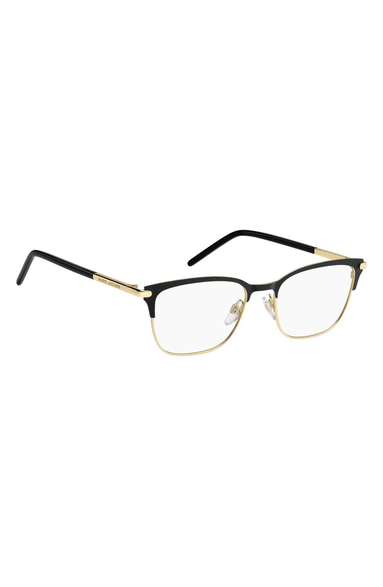 Marc Jacobs 53mm Cat Eye Optical Glasses, Alternate, color, 