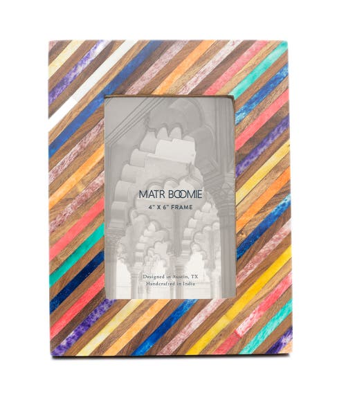 Matr Boomie Banka Mundi 4x6 Multicolor Picture Frame