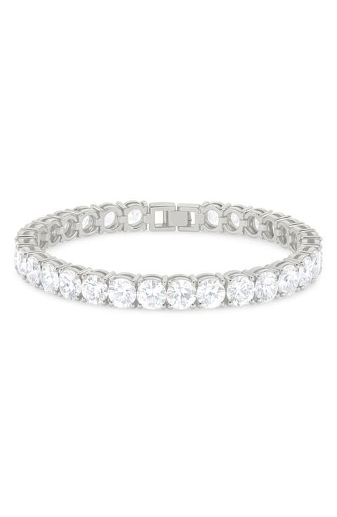 Round Cut Cubic Zirconia Tennis Bracelet