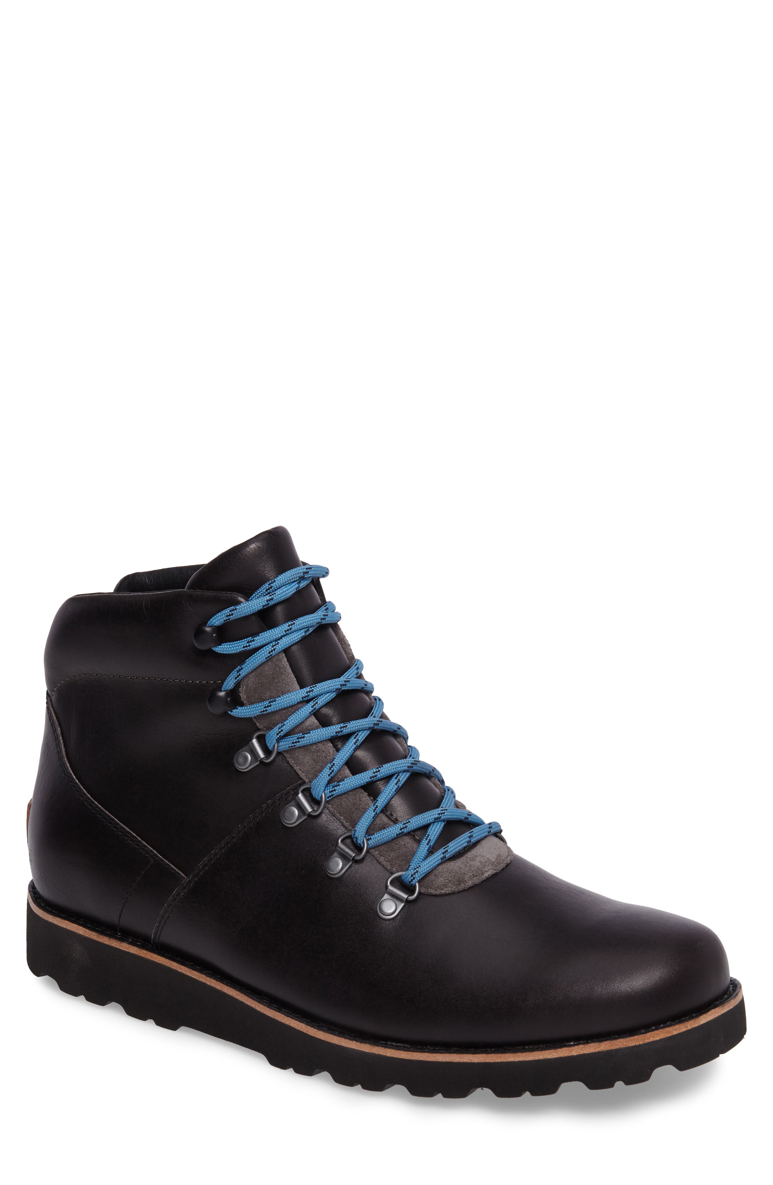 UGG Halfstein Plain Toe Boot, Main, color, CHARCOAL
