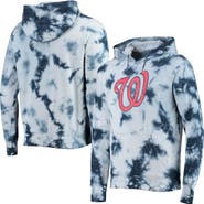 New Era Men's New Era Navy Washington Nationals Tie-Dye Pullover Hoodie