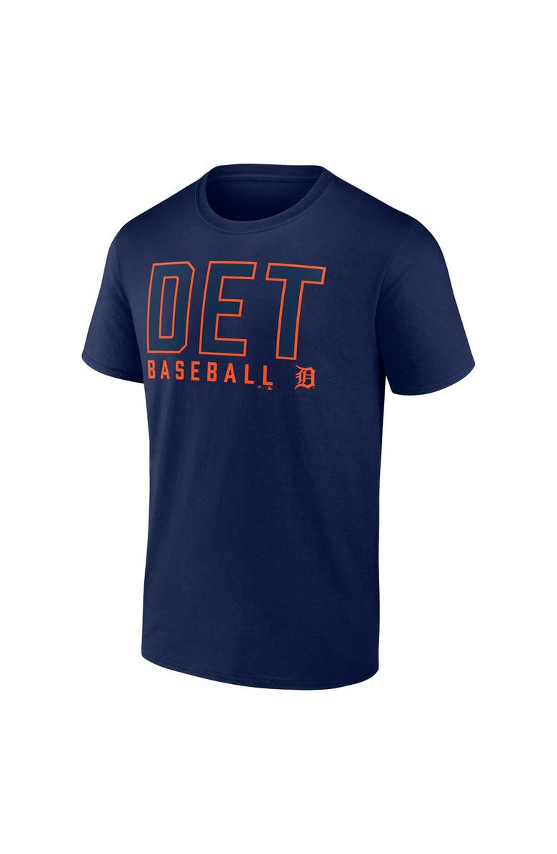 FANATICS Men's Fanatics Branded Navy/White Detroit Tigers Two-Pack Combo T-Shirt Set, Alternate, color, 