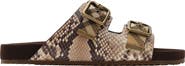 Burberry Urchin Snakeskin Embossed Slide Sandal
