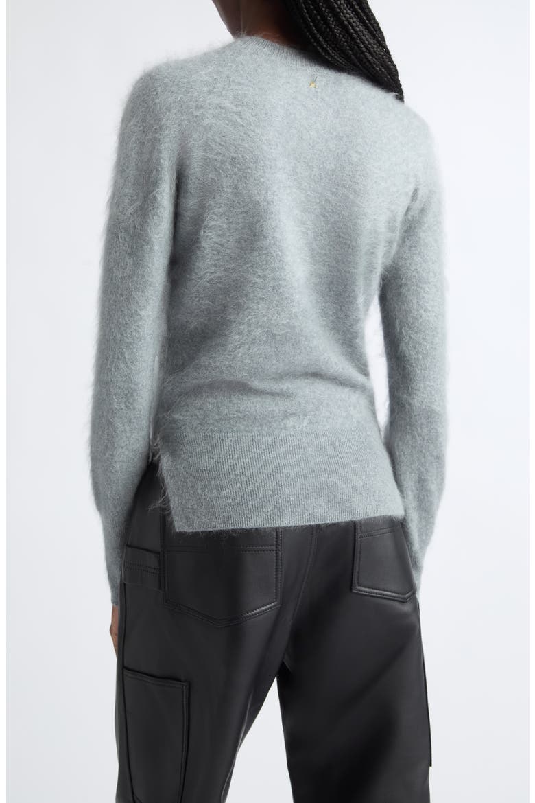 Link Cashmere Sweater, Alternate, color, JET MELANGE