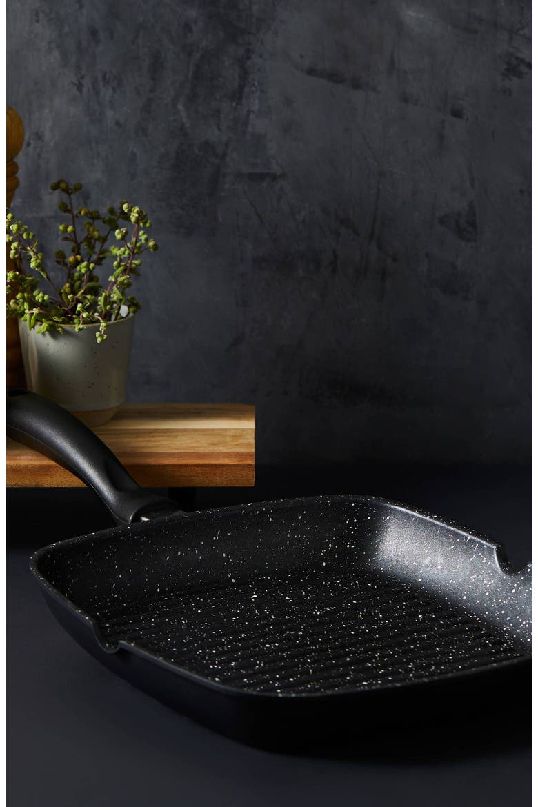 STONE™ 11" Grill Pan, Alternate, color, BLACK