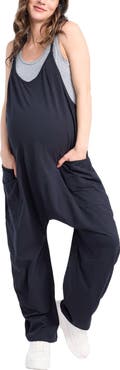 MOTHERHOOD MATERNITY Sleeveless Relaxed Fit Maternity Jumpsuit