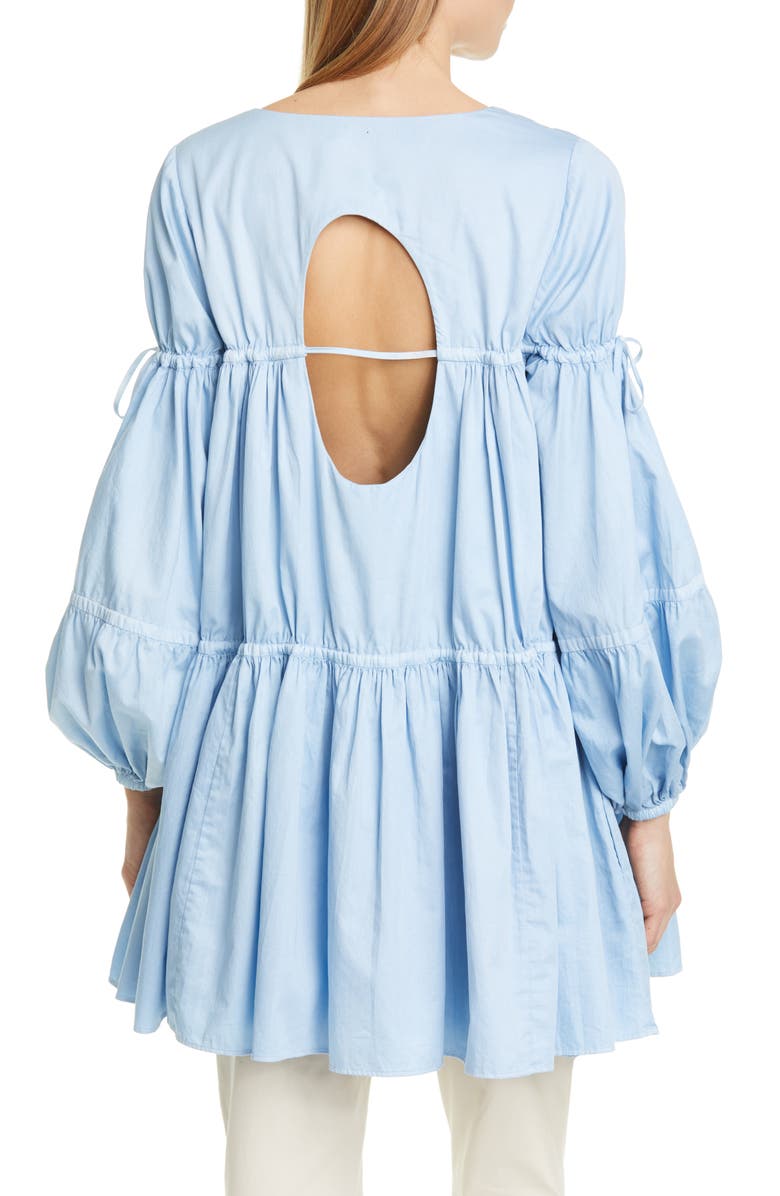 Aje Allegro Gathered Tunic Top, Alternate, color, 