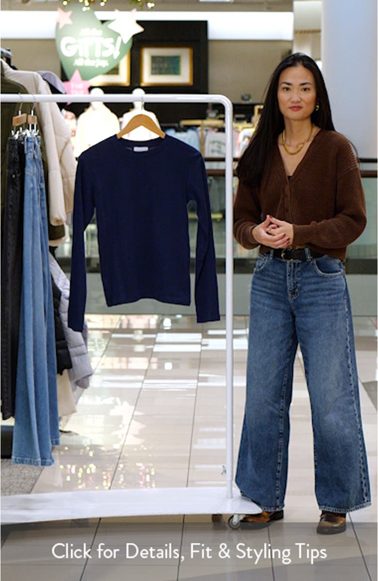 Everyday Long Sleeve Cotton T-Shirt, sales video thumbnail