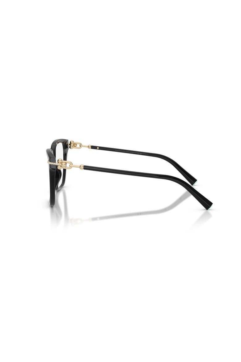 55mm Square optical glasses, Alternate, color, Black