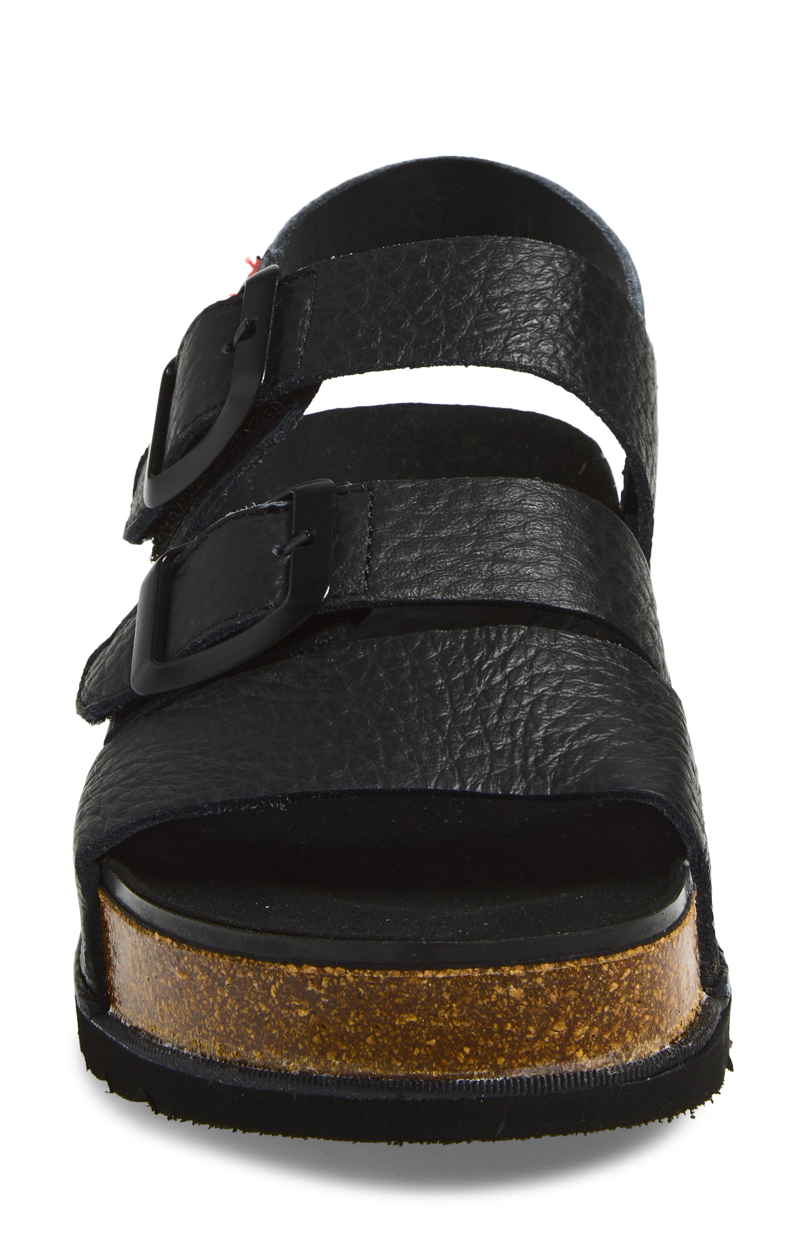 On Foot Naoshima Slingback Sandal, Alternate, color, Nirvana Negro