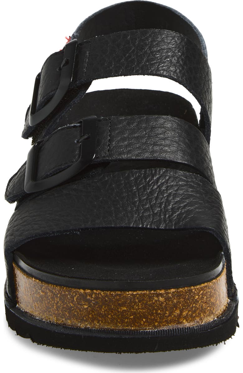 On Foot Naoshima Slingback Sandal, Alternate, color, Nirvana Negro