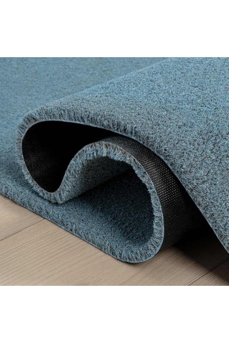 Peater Classic Casual Commercial Natural Coir Indoor/Outdoor Mat, Alternate, color, Coastal Blue