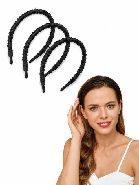 Pure Silk 3-Pack Vintage Headbands