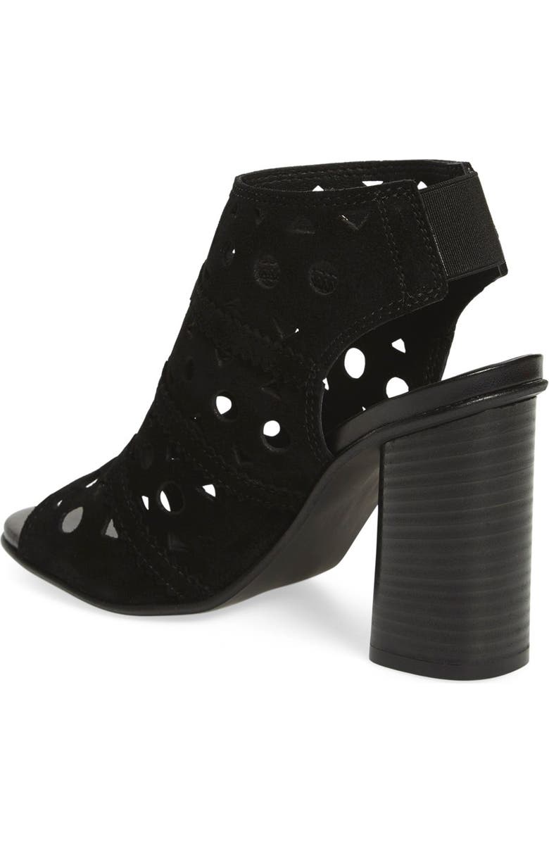 Topshop 'Nuvo' Laser Cut Sandal, Alternate, color,