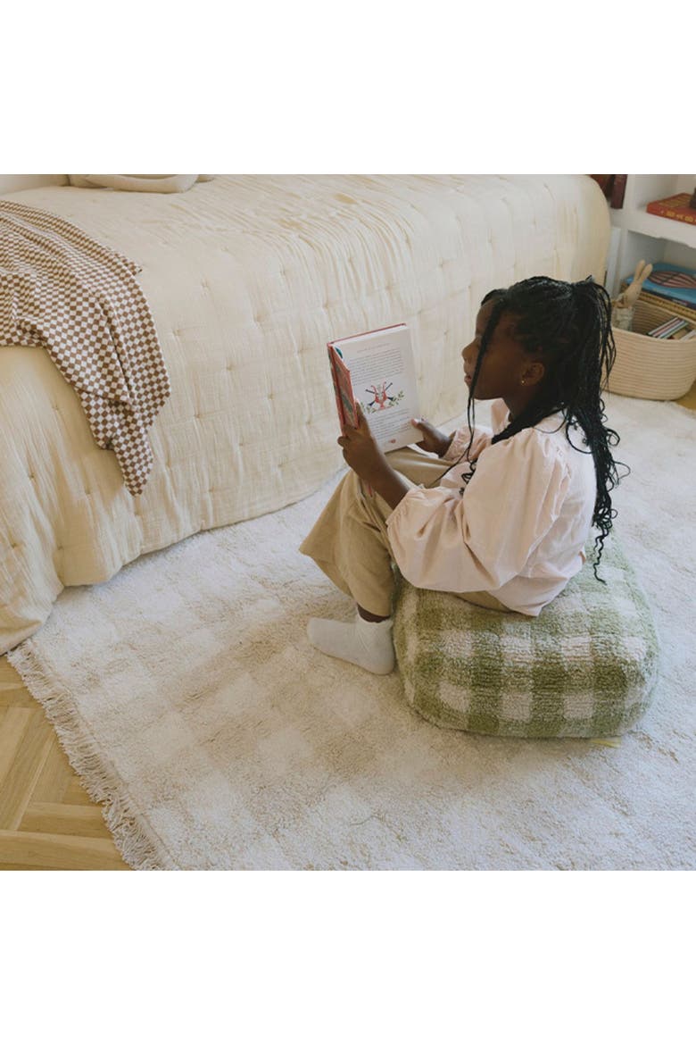 Washable Rug Vichy, Alternate, color, Ivory, Natural