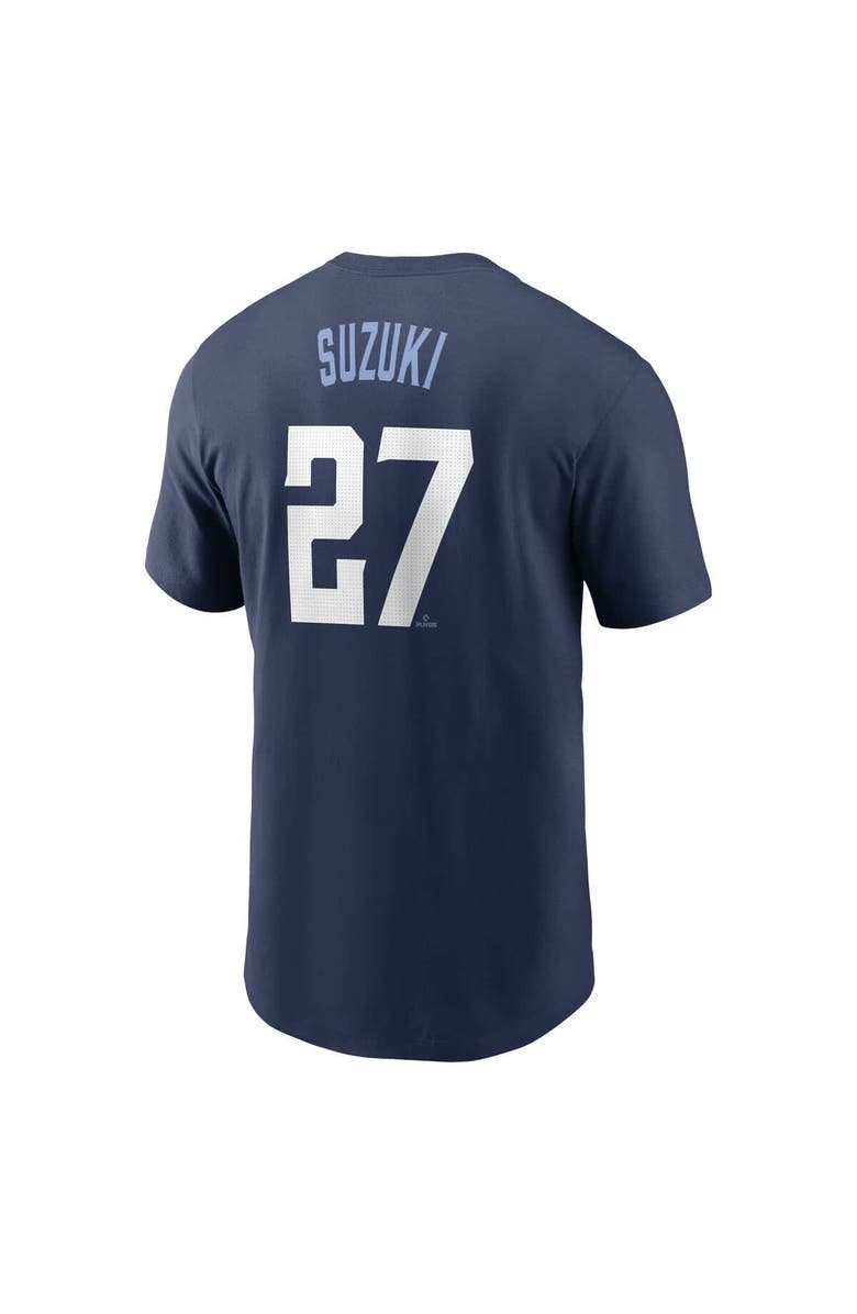 Nike Men's Nike Seiya Suzuki Navy Chicago Cubs Fuse City Connect Name & Number T-Shirt, Alternate, color, Navy