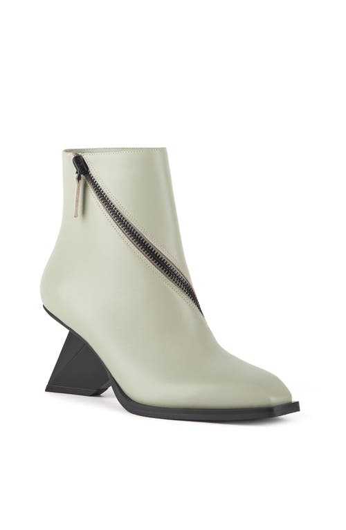 United Nude Rockit Zip Bootie In Sustained Grey