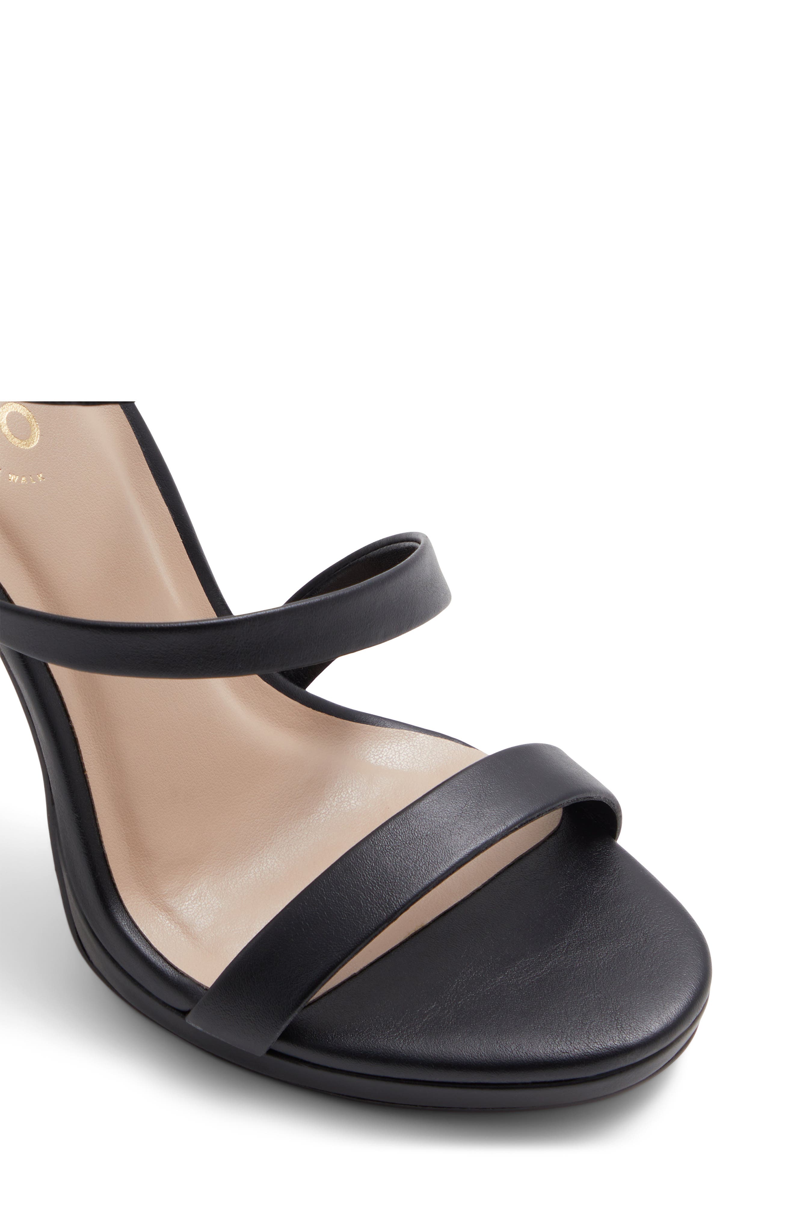 ALDO Katswirl Ankle Wrap Platform Sandal, Alternate, color, 