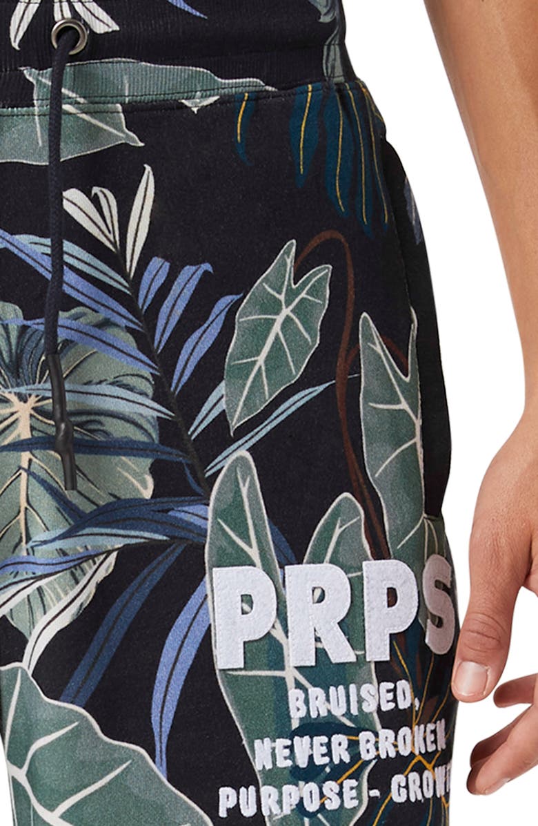 PRPS Tropic Cotton Drawstring Shorts, Alternate, color,