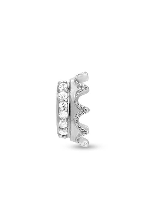 PAVE CROWN MINBD-SLV